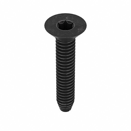 Parafuso de corte de rosca: tamanho 1/4", 1 1/4 pol. Lg, aço, fosfato, plano, Torx, 100 PK