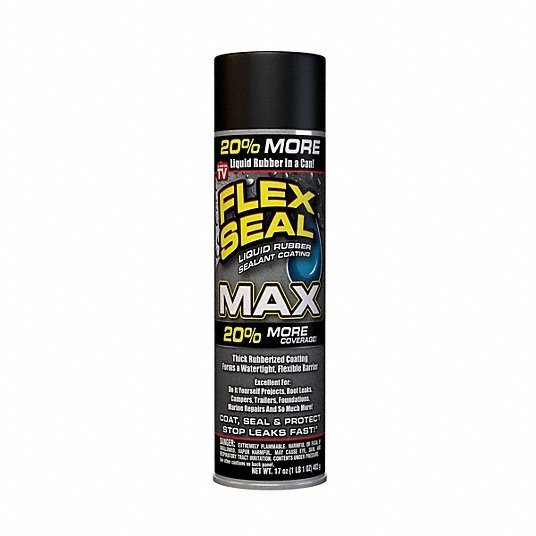 FLEX SEAL Flex Seal MAX Preto-17 oz. spray