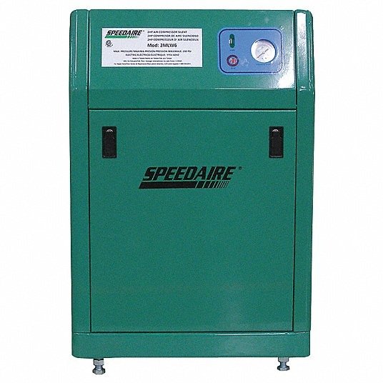 Compressor de ar elétrico SPEEDAIRE: 2 hp, 1 estágio, Hot Dog, 0,5 gal, 6,2 cfm, 150 psi, 240 V CA