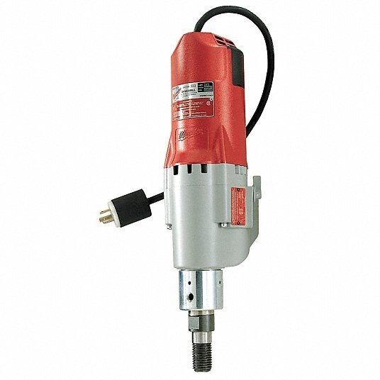 Motor de perfuração de diamante MILWAUKEE: 120 V CA, capacidade de 7 pol. (concreto), velocidade var