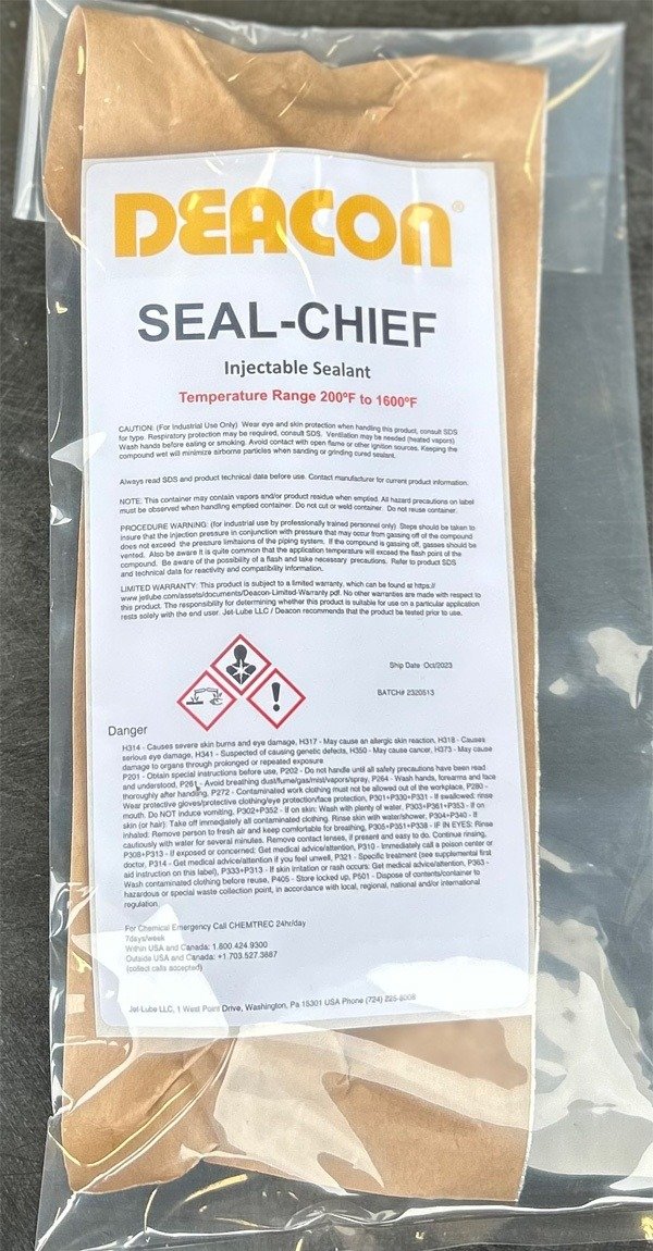 Seal-Chief Selante injetável - cura rápida e endurecimento