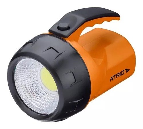 Holofote Lanterna De Mão 250 Lumens 3w Camping Atrio Es441 Cor da lanterna Laranja Cor da luz Branco