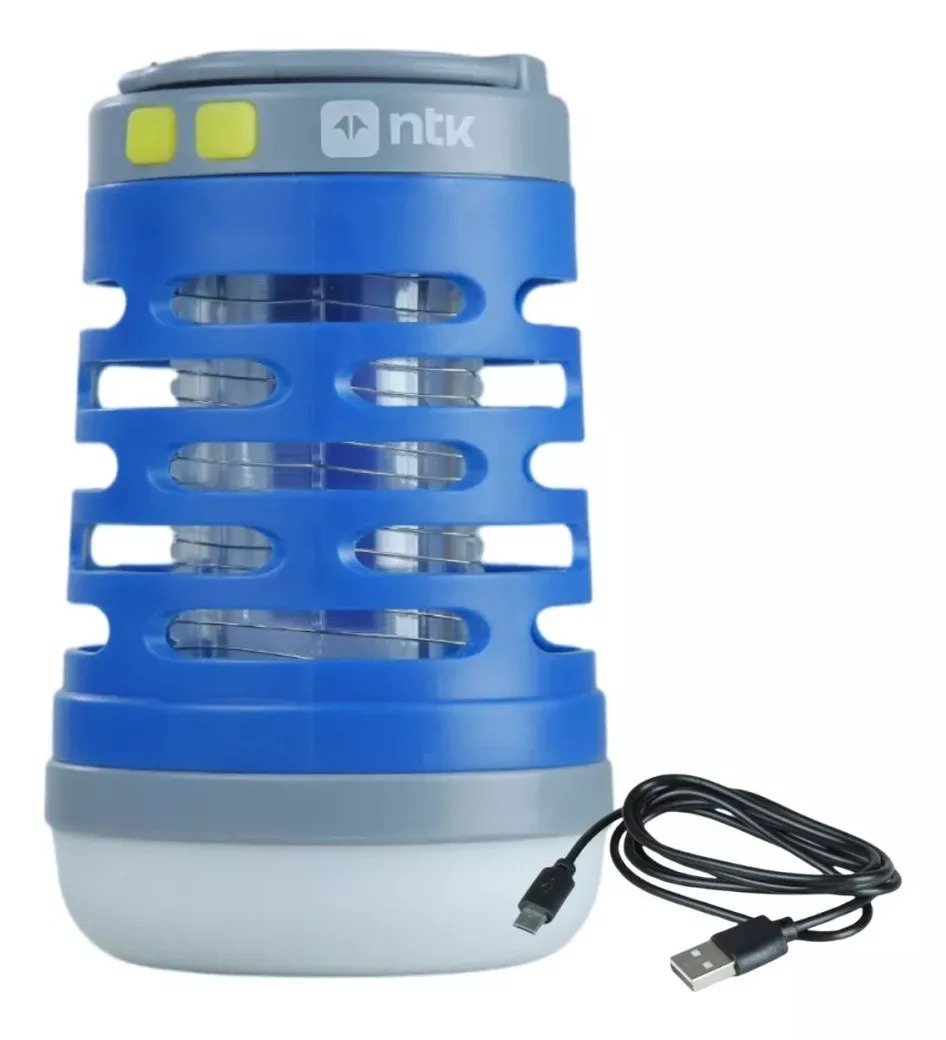 Lampião Lanterna Mata Mosquito Trap Light Led Recarregável