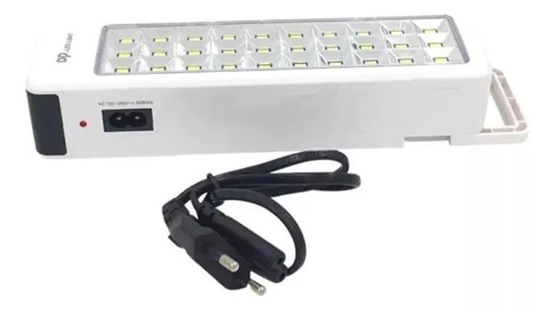 Luminária Emergência Led Dp-7076 Bateria Recarregável 3w